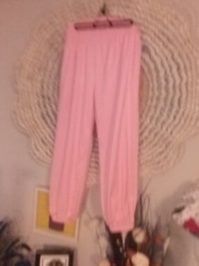 Women's Pink Track Joggers